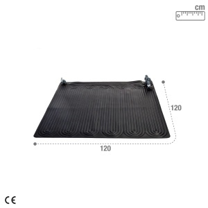 Panou solar Intex 28685 pentru piscine, PVC, 120 x 120 cm, negru - Img 3