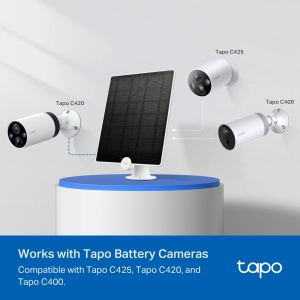 Panou Solar TP-Link Tapo A200, 4W, 4m Cablu, Compatibil cu C400, C420, C425 - Img 4