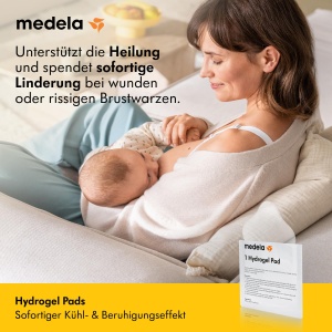 Panseuri hidrogel Medela 4 bucati, steril, pentru dureri si crapaturi la san - Img 2