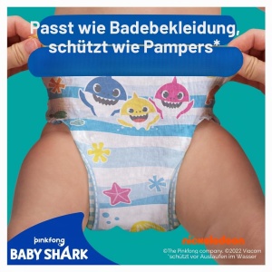 Pantaloni de inot Pampers Slasher, marimea 56 (14kg), set de 8 bucati - Img 2