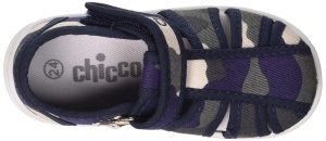 Pantofi Chicco pentru copii, roz cu flori, cu inchidere cu velcro - Img 4