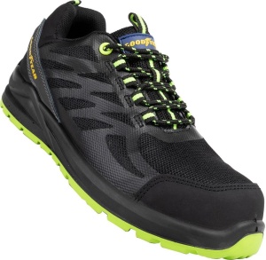Pantofi de siguranta Goodyear SP1, marimea 41, din material textil negru si verde - Img 3