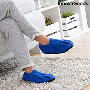 Papuci de casa InnovaGoods Wellness Relax, Culoare albastra, Flexibili, Usor de curatat - Img 4