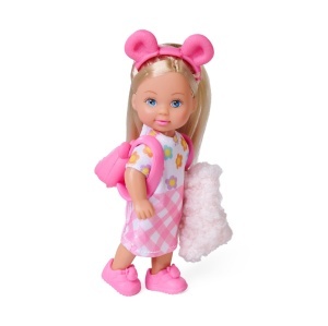 Papusa de jucarie Simba Evi Love Teddy, 12 cm, cu hainute si rucsac - Img 2