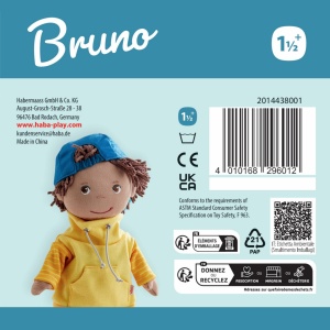 Papusa de Plus HABA Bruno 30 cm Papusa de Joaca pentru Copii de 18 Luni - Img 8
