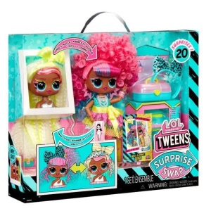 Papusa L.O.L. Surprise Tweens Curls-2-Crimps Cora cu 20 surprize, accesorii si stilizare - Img 5