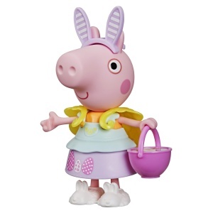 Papusa Peppa Pig cu Accesorii Primavara, 15 cm, Usor de Imbracat