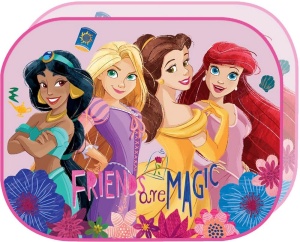 Parasolar auto Disney Prinzessinnen 44x35 cm - UV Protectie, Design Roz
