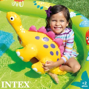 Parc de joaca gonflabil Intex 57166NP Dino, 191 cm, 143 l, multicolor - Img 4