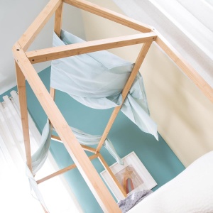 Pat Montessori Hausbett Roba 70 x 140 cm - Bambus FSC, Design Sigur - Img 8