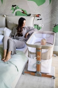 Pat multifunctional Momi SMART Bed 4-in-1 cu saltea reglabil pe inaltime pentru bebelusi - Img 17