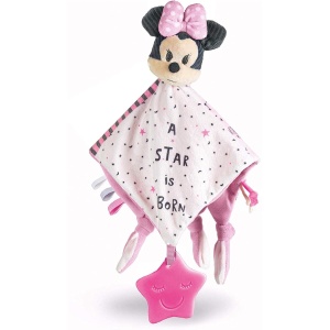 Patura pentru bebelusi Clementoni Baby Mickey, moale, antialergica, cu jucarie - Img 5