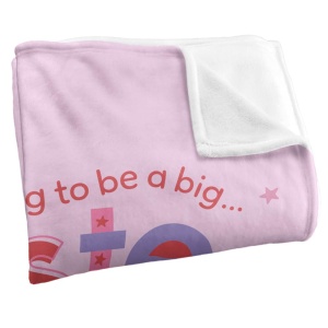 Patura Peppa Pig Big Sister, 91 x 147 cm, 300 GSM, 100 Poliester - Img 4