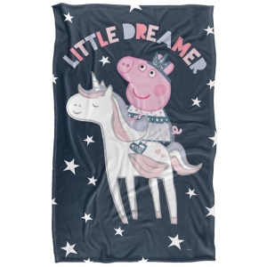 Patura Peppa Pig Little Dreamer, 91 x 147 cm, 300 GSM, Poliester