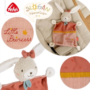 Paturica de plus Hase Princess Fehn 31 cm, din bumbac, cu broderie personalizata - Img 3