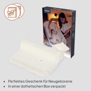 Paturica Lionelo Bamboo Blanket 100 Bumbac Antibacteriana 6 Straturi 100x70 cm - Img 7