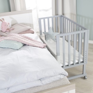 Patut 3 in 1 roba safe asleep, 45 x 90 cm, ajustabil, taupegri - Img 5