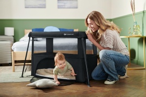 Patut pentru copii Kinderkraft CAMI 3 in 1, gri, cu functie de pliere, rucsac inclus - Img 7