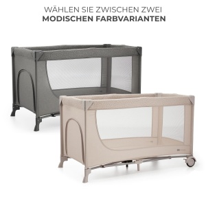 Patut pentru copii Kinderkraft Joy 2 in 1, design modern, gri inchis - Img 7