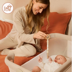 Patut pentru copii Lionelo Luna, 2in1, cu roti si inaltime ajustabila, max 9 kg - Img 8