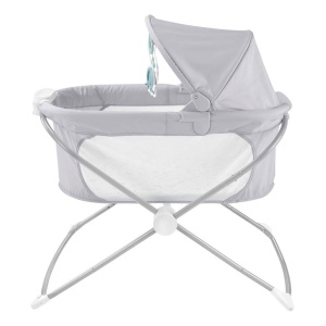 Patut pliabil Fisher-Price GWD36, cu lumini, pentru nou-nascuti si sugari