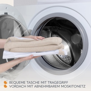 Patut pliabil Lionelo Malin Evo cu saltea, 7 kg, multifunctional - Img 7