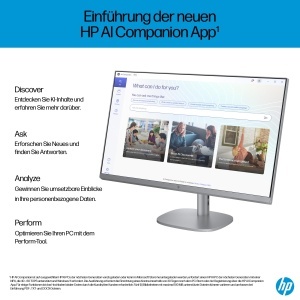PC All-in-One HP OmniStudio X 27-cs0253ng, 27 inch, Intel Core Ultra 5, 16GB RAM, Argintiu - Img 7