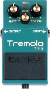 Pedala de Tremolo BOSS TR-2, efect vintage, control precis, compacta