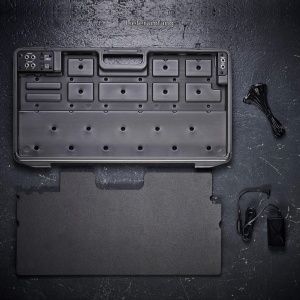 Pedalboard BOSS BCB-90X cu capacitate pentru 10 pedale, constructie din aluminiu - Img 2