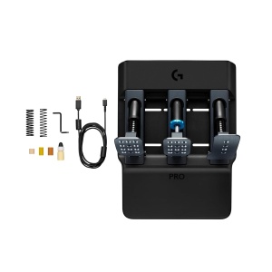 Pedale de curse Logitech G PRO personalizabile, 100 kg, design modular, negru - Img 4