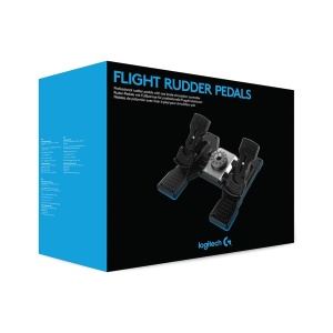 Pedale de zbor Logitech G Saitek Pro Flight, cu frana de deget, USB, negru - Img 7