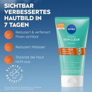 Peeling facial NIVEA Derma Skin Clear, 150 ml, cu Salicilica si Niacinamid - Img 2
