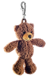 Peluche Teddy Tom Schaffer - Suport chei cu carabina, material moale, cadou ideal
