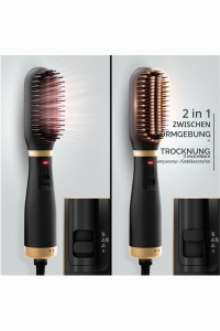 Perie cu aer cald Rowenta Powerstraight UB5920F0, 2-in-1, uscare si indreptare - Img 6
