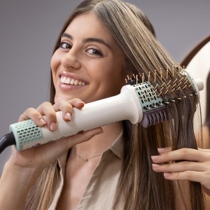 Perie de aer Cecotec - Perie in forma - Uscator de par - Smoother - Ceramiccare Allin1 Perie multifunctionala 4 in 1 motor BLDC 1500 W 3 directii de f - Img 8
