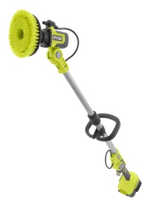 Perie de curatare umeda fara fir RYOBI 18 V ONE+ RWTS18-0 (telescopica pana la 1,4 m, cap cu peri de 15 cm, turatie maxima la ralanti min-1 0-2100, fara baterie si incarcator) - Img 1