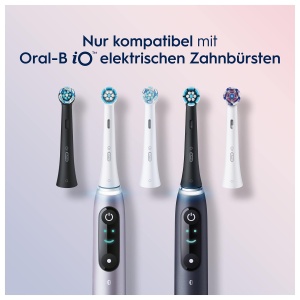 Perie de dinti electrica Oral-B iO cu 6 capete de periere, curatare delicata, negru - Img 5