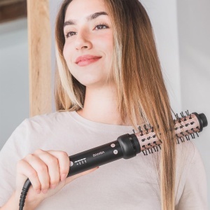Perie de indreptat Cecotec Bamba InstantCare Curly AirFlow Se usuca si se onduleaza cilindru de 34 mm acoperire ceramica cap rotativ pentru toate tipu - Img 8