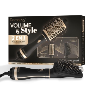Perie de par cu aer cald Saint Algue Demeliss VOLUME STYLE, 1200W, 2 in 1