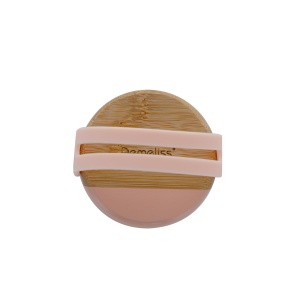 Perie de par Demeliss Beauty Stimulare scalp, din lemn si silicon