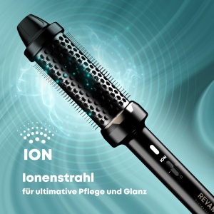 Perie de par Revamp Progloss Big Hot Brush, 180C, negru, cu tehnologie ionica - Img 4