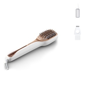 Perie de par Rowenta Hair Therapist CF9920, reparare si intarire, alba
