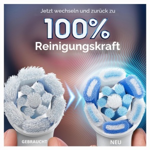 Perie de schimb Oral-B iO Ultimate Clean, 8 bucati, alba, pentru indepartarea placii dentare - Img 6