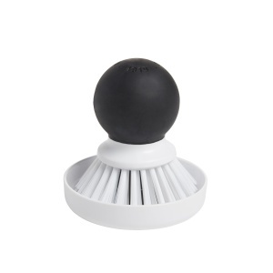 Perie de Vase KitchenAid cu Rezervor Rotund Nylon Durabil Maner Antialunecare