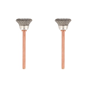 Perie din otel inoxidabil Dremel 531-02, 2 bucati, 1,27 cm