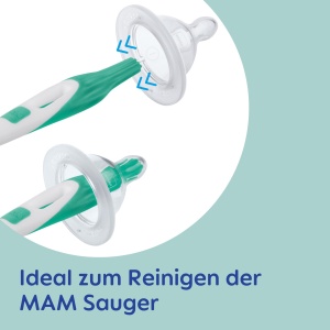 Perie pentru Sticle MAM Soft Brush Borste Extra-Moi Culoare Mint - Img 5