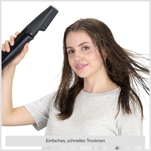 Perie rotativa BaByliss Dry, Straighten and Style, 1000W, Negru - Img 3