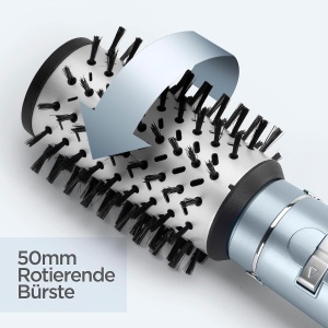Perie rotativa BaByliss Hydro Fusion AS773E, 50mm, albastra, cu tehnologie anti-frizz - Img 4