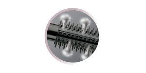 Perie rotunda fierbinte Remington cu sistem de abur CB4N pentru valuri, bucle si volum, roz/negru, pachet de 1 - Img 3