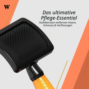 Perie Slicker pentru Caini si Pisici Wahl, cu Maner Ergonomic, Marime Mica - Img 2
